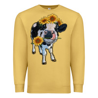 Antique Gold heifer cow Premium Sweatshirt - RanaPortraitStore