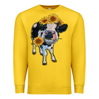 Lemon heifer cow Premium Sweatshirt - RanaPortraitStore