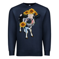 Navy heifer cow Premium Sweatshirt - RanaPortraitStore