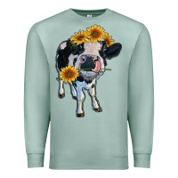 Seafoam heifer cow Premium Sweatshirt - RanaPortraitStore