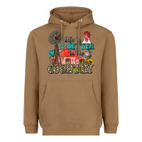 Toasted Coconut life is better in the country Heavyweight Hoodie - Zillion Design Studio