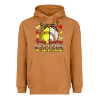 Meerkat busy raising ballers with baseball and softball Heavyweight Hoodie - texasbilliewilder