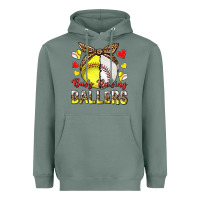 Sage busy raising ballers with baseball and softball Heavyweight Hoodie - texasbilliewilder