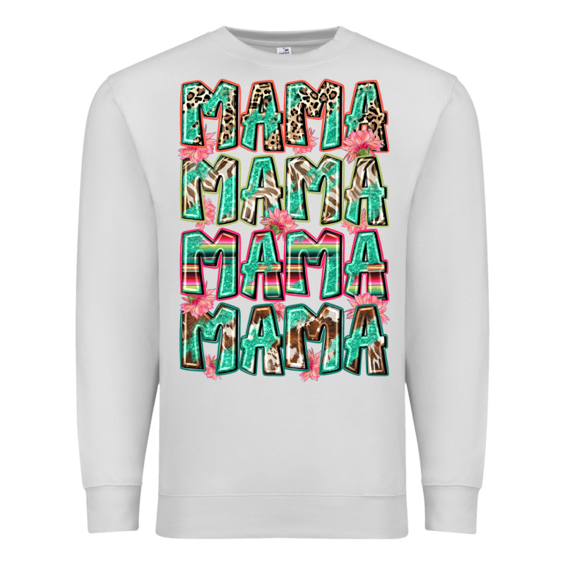 Mama Mama Mama Mama Premium Sweatshirt by Zillion Design Studio | Teevron