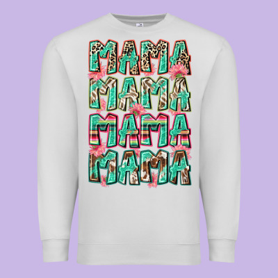 Mama Mama Mama Mama Premium Sweatshirt Designed By Zillion Design Studio