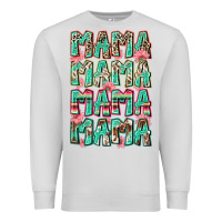 Dove Grey mama mama mama mama Premium Sweatshirt - Zillion Design Studio