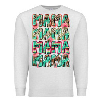 Oatmeal Heather mama mama mama mama Premium Sweatshirt - Zillion Design Studio