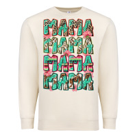 Sandshell mama mama mama mama Premium Sweatshirt - Zillion Design Studio