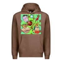 Chestnut school seamless pattern Premium Hoodie - BundleAndBundleShop