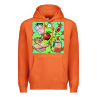 Carrot school seamless pattern Premium Hoodie - BundleAndBundleShop