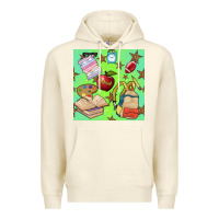 Sandshell school seamless pattern Premium Hoodie - BundleAndBundleShop