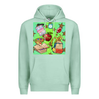 Seafoam school seamless pattern Premium Hoodie - BundleAndBundleShop
