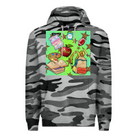 Slate Camo school seamless pattern Premium Hoodie - BundleAndBundleShop