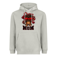 Moon Dust cheer mom afro messy bun Heavyweight Hoodie - texasbilliewilder