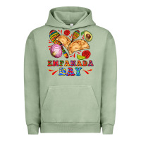 Pigment Oil Green empanada day Urban Hoodie - AdoDesignShop