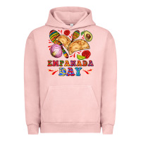 Pigment Salmon empanada day Urban Hoodie - AdoDesignShop