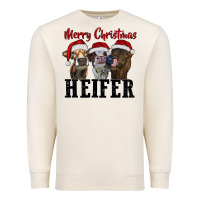 Sandshell merry christmas heifer Premium Sweatshirt - RanaPortraitStore