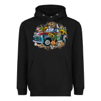 Black vintage truck western Heavyweight Hoodie - Zillion Design Studio