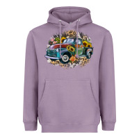 Lavender vintage truck western Heavyweight Hoodie - Zillion Design Studio