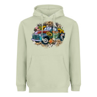 Matcha vintage truck western Heavyweight Hoodie - Zillion Design Studio