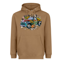 Toasted Coconut vintage truck western Heavyweight Hoodie - Zillion Design Studio