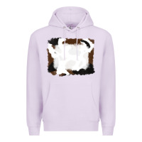 Lilac cowhide frames background Premium Hoodie - RanaPortraitStore