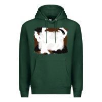 Sports Green cowhide frames background Premium Hoodie - RanaPortraitStore