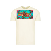 Dreamer With Butterfly And Tie Dye  Licance  Plate Vintage Tee | Teevron