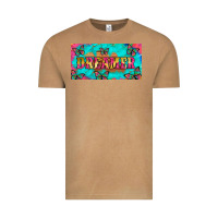 Vintage Camel dreamer with butterfly and tie dye  licance  plate Vintage Tee - Artiststas