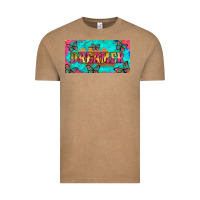 Vintage Coffee dreamer with butterfly and tie dye  licance  plate Vintage Tee - Artiststas
