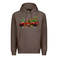 Coffee christmas truck Premium Hoodie - JahusDesignShop