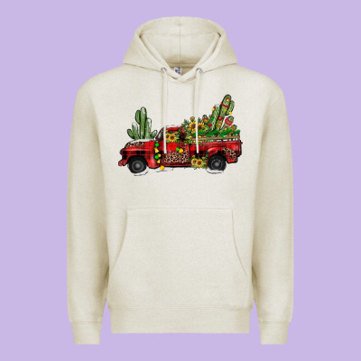 Christmas Truck Premium Hoodie Designed By Jahusdesignshop