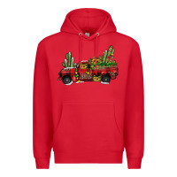 Red christmas truck Premium Hoodie - JahusDesignShop