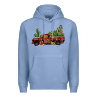 Colony Blue christmas truck Premium Hoodie - JahusDesignShop