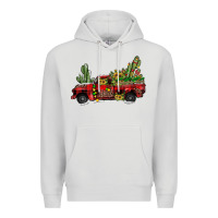 Dove Grey christmas truck Premium Hoodie - JahusDesignShop