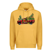 Mustard christmas truck Premium Hoodie - JahusDesignShop