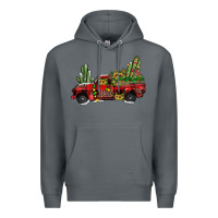Rock christmas truck Premium Hoodie - JahusDesignShop