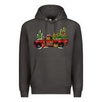 Smoke christmas truck Premium Hoodie - JahusDesignShop