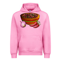 Fuchsia Pink chilli con carne Urban Hoodie - AdoDesignShop
