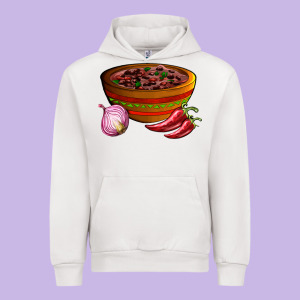 Chilli Con Carne Urban Hoodie Designed By Adodesignshop