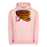 Pigment Salmon chilli con carne Urban Hoodie - AdoDesignShop