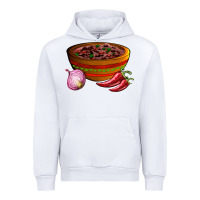 White chilli con carne Urban Hoodie - AdoDesignShop