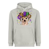 Moon Dust mardi gras hat chihuahua Heavyweight Hoodie - RanaPortraitStore