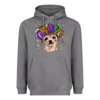 Storm mardi gras hat chihuahua Heavyweight Hoodie - RanaPortraitStore