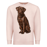 Pale Pink labrador retriever Premium Sweatshirt - RanaPortraitStore