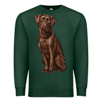 Sports Green labrador retriever Premium Sweatshirt - RanaPortraitStore