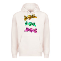 Pale Pink colorful candies Premium Hoodie - AdoDesignShop