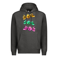 Charcoal Heather colorful candies Premium Hoodie - AdoDesignShop