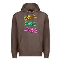 Coffee colorful candies Premium Hoodie - AdoDesignShop