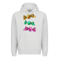 Dove Grey colorful candies Premium Hoodie - AdoDesignShop